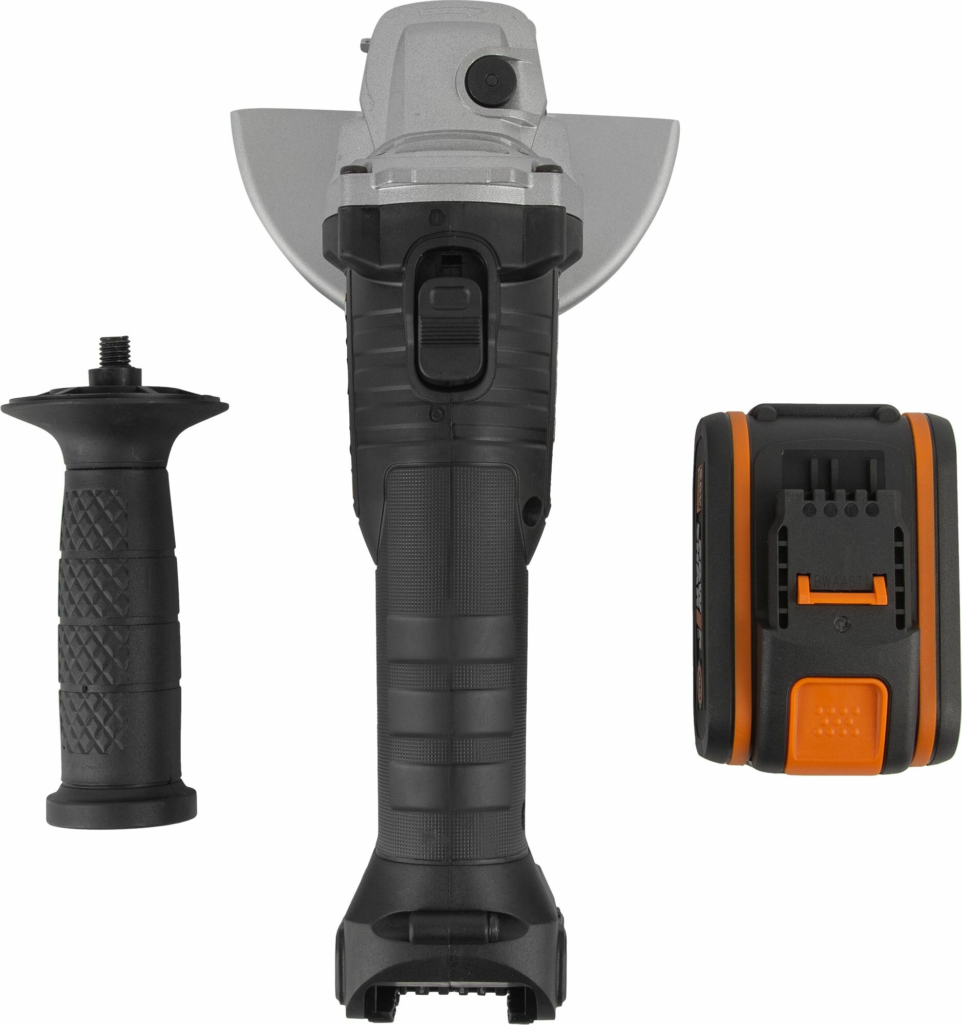 УШМ аккумуляторная бесщеточная Worx , 20 В Li-ion 4 Ач 125 мм - фото №5