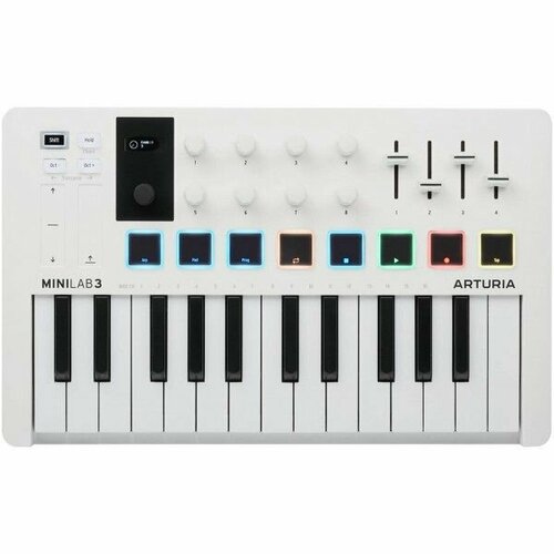 Arturia MiniLAB 3 25 клавишная MIDI-клавиатура - пэд-контроллер arturia minilab 3 black edition midi контроллеры