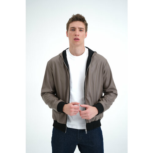 фото Ветровка kchtz vinyl skin, размер xl, коричневый