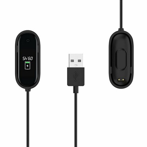 Зарядное USB устройство 1 метр для Xiaomi Mi Band 4 зарядное устройство xiaomi mi band 4 charging cable xmcdq03hm черное