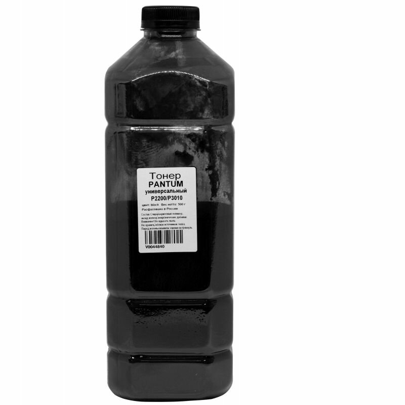 фото Тонер Pantum Универсальный для P2200/P3010, Bk, 500 г, канистра, черный