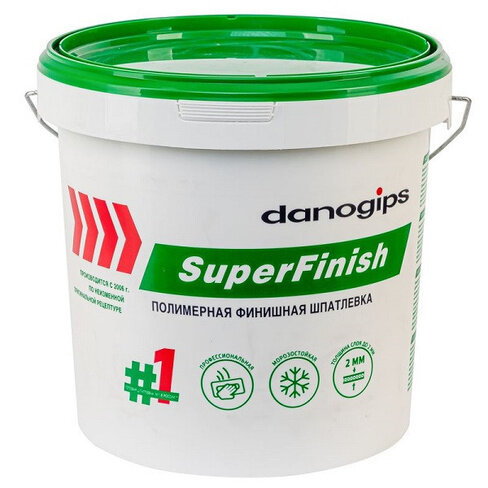 Шпатлевка готовая Danogips SuperFinish Шитрок 28 кг