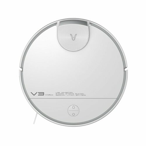 Робот-пылесос Viomi Robot Vacuum V3 Max 40 Вт сухаявлажная уборка 0402 л белый 4000100₽