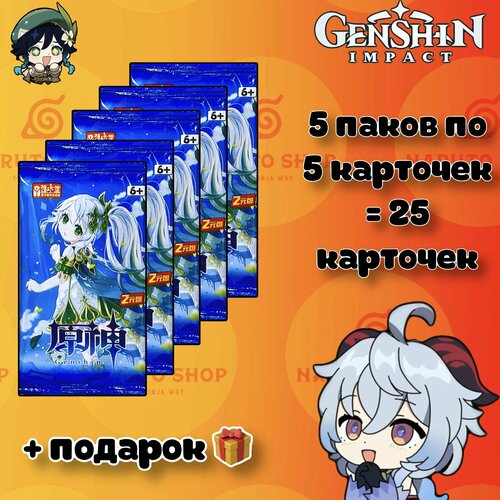 Genshin Impact Аниме карточки / Геншин Импакт богиня история ветер цветок снег и луна серия карточка бустер коробка коллекция аниме персонажи редкие ssp ssr карты детская игрушка подарок