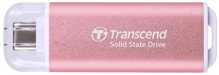 Накопитель SSD Transcend USB-C 1TB TS1TESD310P розовый USB-A