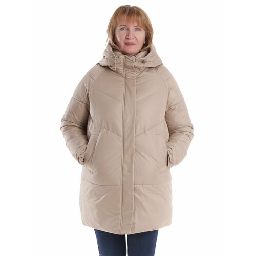 фото Куртка , размер 50, бежевый oumanyuhei