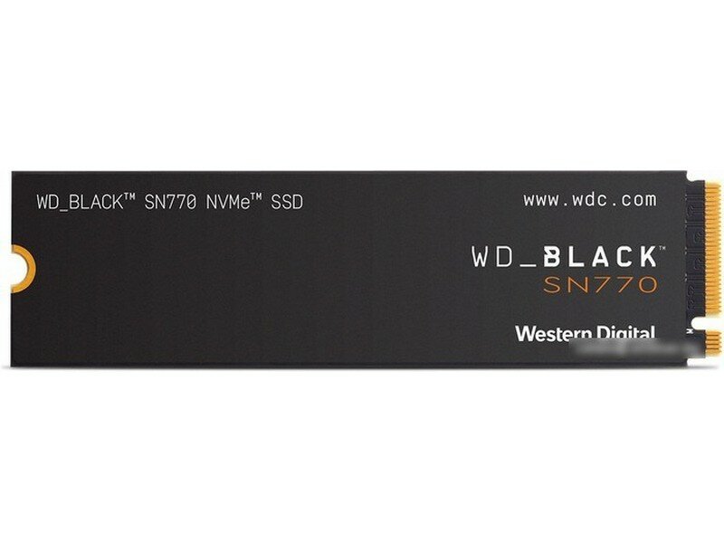 Твердотельный накопитель Western Digital WD Black SN770 1 ТБ M2 WDS100T3X0E