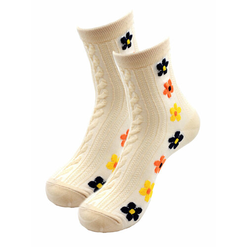 фото Носки krumpy, размер 35/40, бежевый