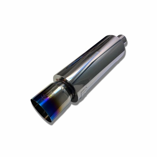 Глушитель HKS Hi-Power 51 мм вход / 89 мм выход с расширением (универсальный) тихий бас / банка