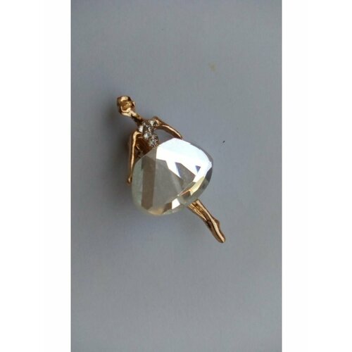 фото Брошь, белый aurella