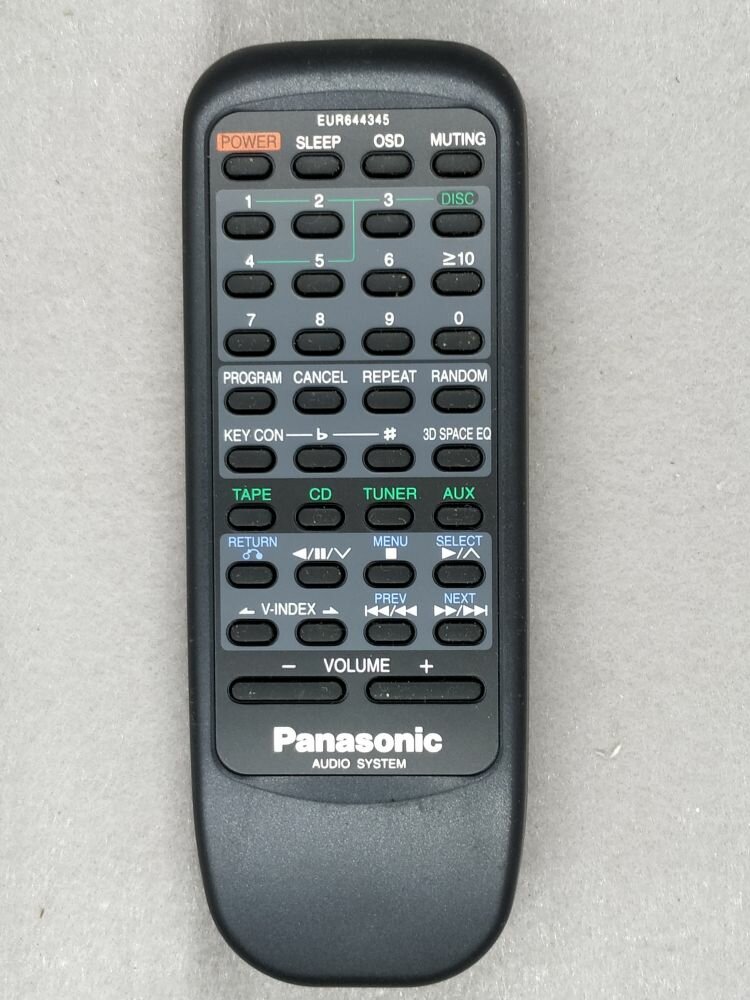Оригинальный Пульт д-у Panasonic EUR644345