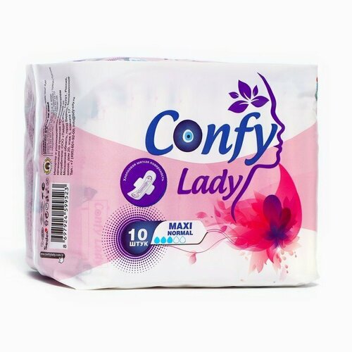 Прокладки Confy Lady, Maxi normal, 10 шт (комплект из 8 шт)