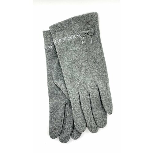 фото Перчатки волшебница мария, размер 7,5, серый