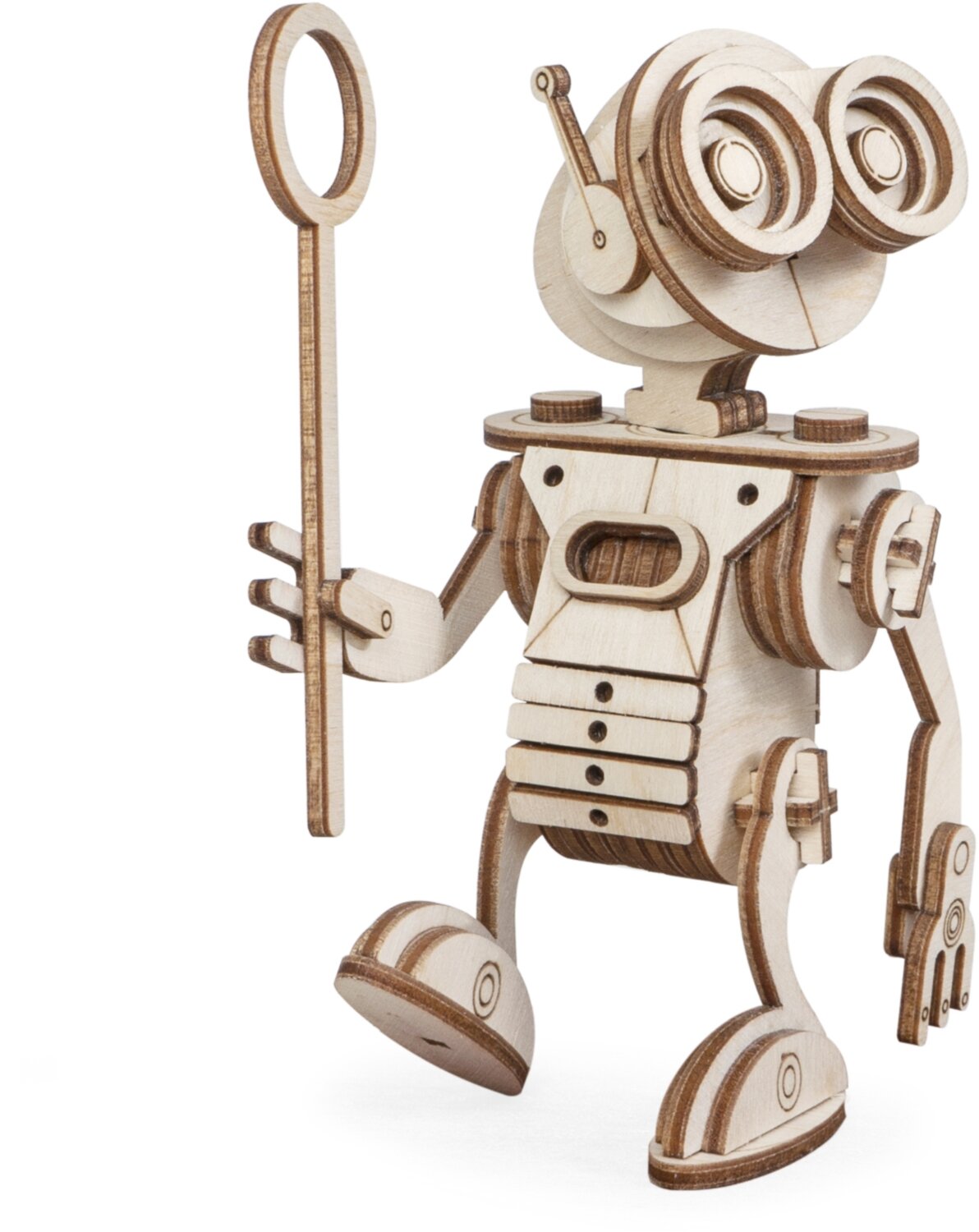Сборная деревянная модель Lemmo Робот Сан - фото №14