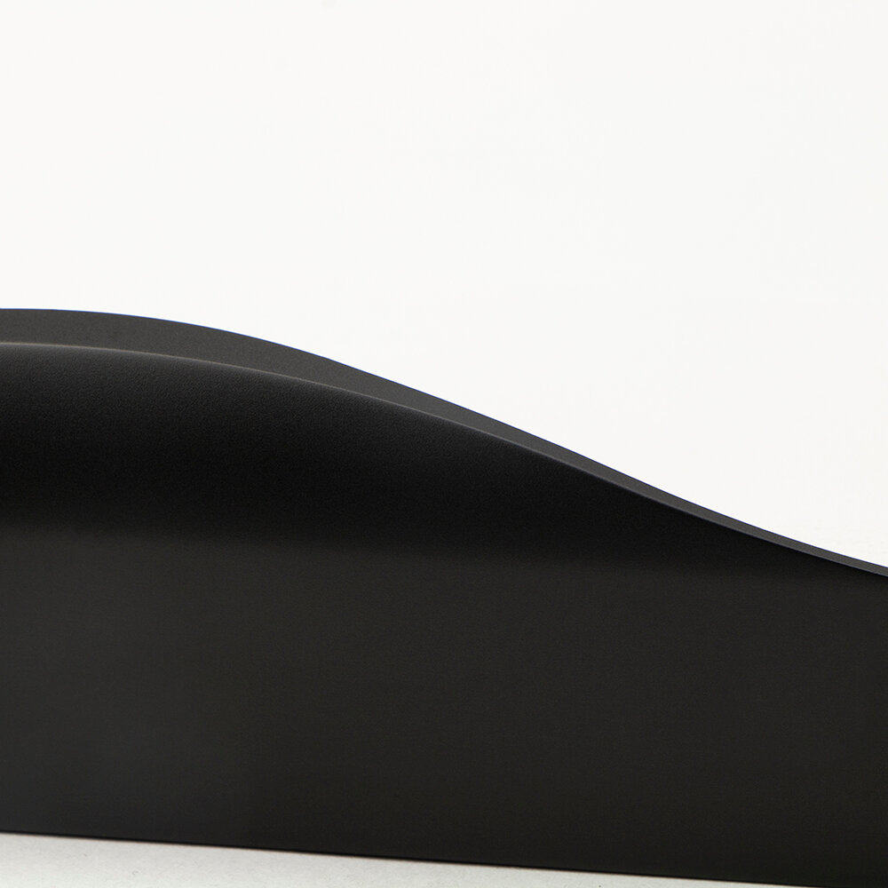 Торцевая мебельная ручка PICADO C=256 мм черная матовая - фотография № 7