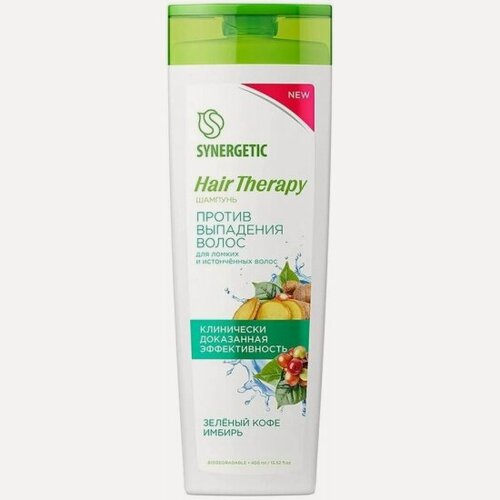 Изображение товара Шампунь-бальзам против выпадения волос Synergetic Hair therapy, 400 мл