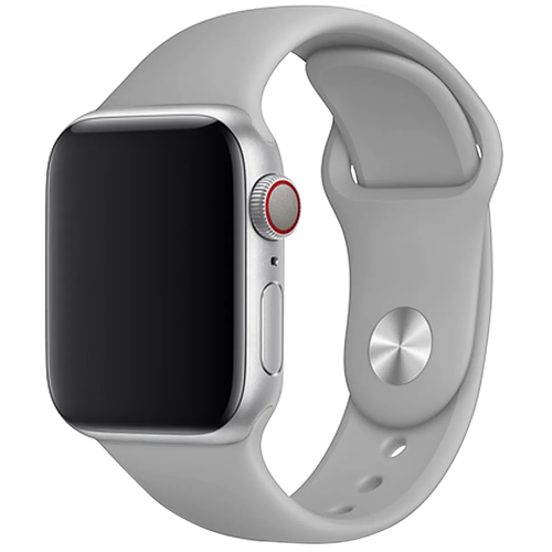 Ремешок на руку для Apple Watch, Silicon, 42/44/45/49 мм, серый