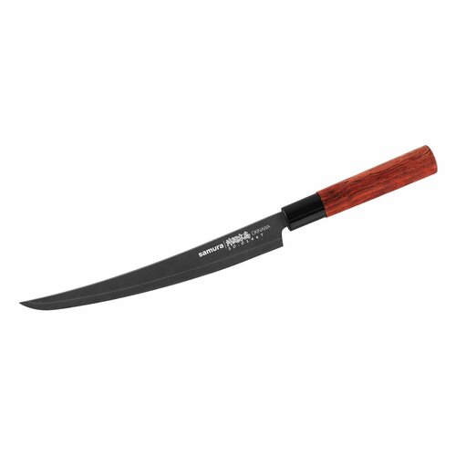 Нож кухонный для нарезки - слайсер Tanto Samura OKINAWA Stonewash 230 мм SO-0146BT
