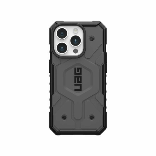 Чехол UAG Pathfinder с поддержкой MagSafe для iPhone 15 Pro Max, серый