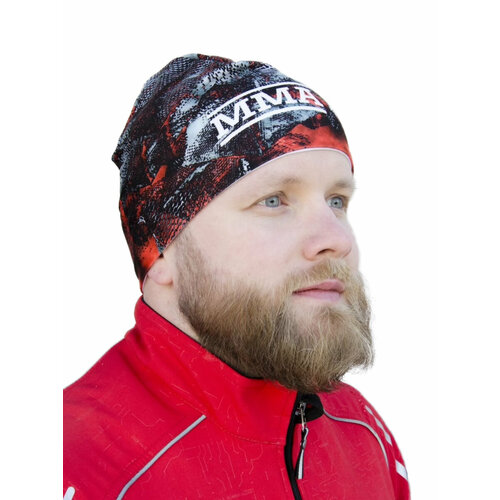 фото Шапка easyski шапка спортивная унисекс для взрослых и детей, размер xl, серый/красный/черный