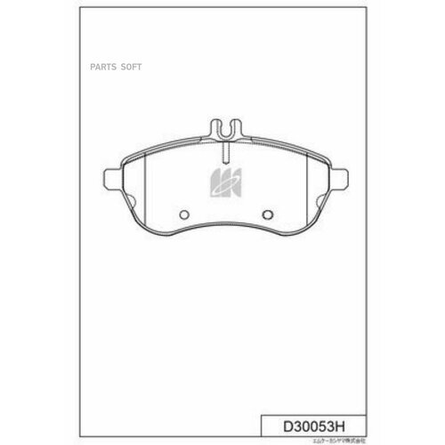 D30053h Kashiyama Колодки Торм Диск Перед С Антискрип Пласт Kashiyama арт. D30053H
