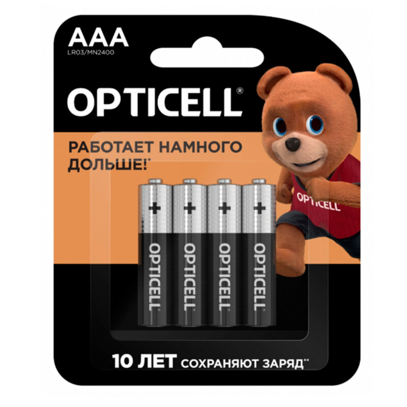 Батарейка AAA - Opticell Basic LR03 BL4 (4 штуки) 5051002