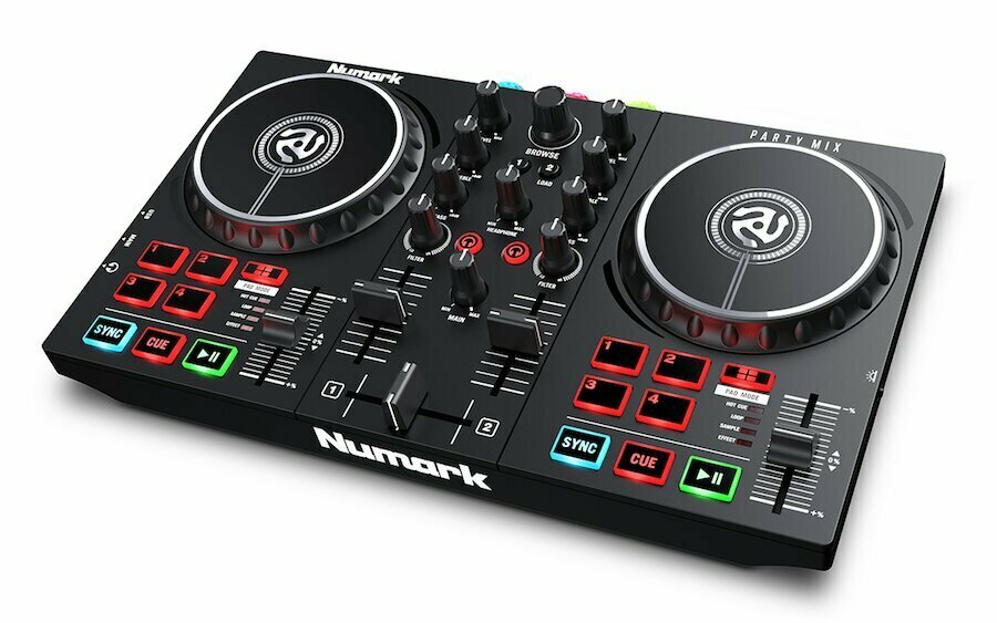 DJ станции комплекты контроллеры Numark Party Mix II