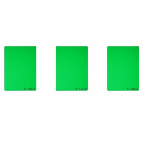 InФормат Тетрадь в клетку, зеленая, А5, 60 листов, 3 шт