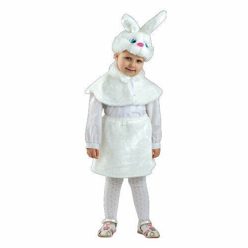 фото Карнавальный костюм зайка для девочки , рост 110см батик