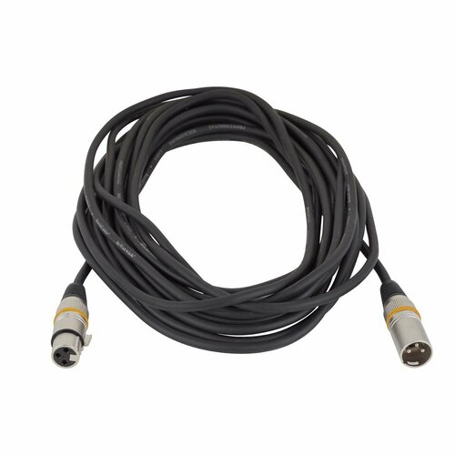 Rockcable RCL 30365 D7 микрофонный кабель XLR(M) XLR( F) 15 м Металл. корп.