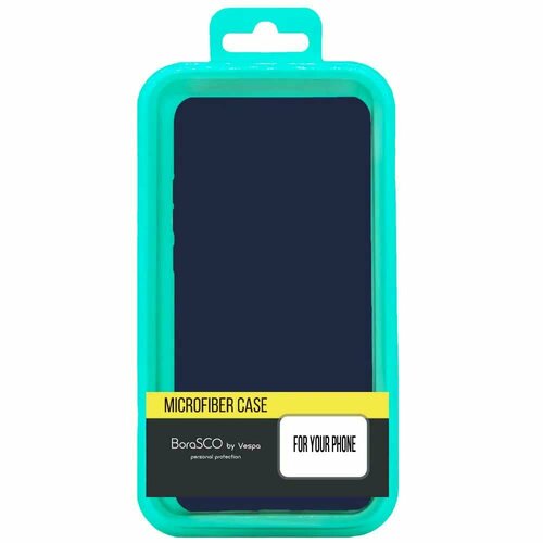 BoraSCO Чехол-накладка Microfiber Case для Samsung Galaxy A20s SM-A207FN (blue) borasco чехол накладка для samsung galaxy a10s sm a107fn clear