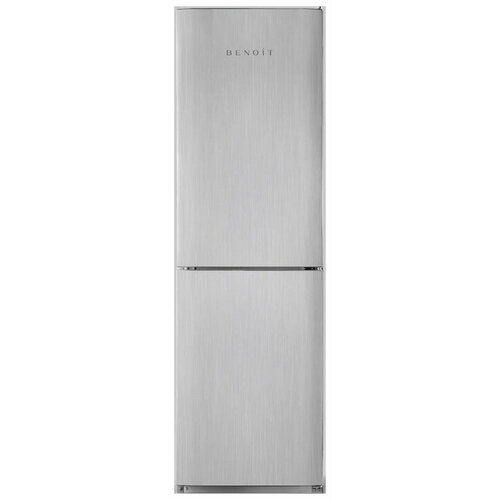 Двухкамерный холодильник Benoit 344 серебристый металлопласт