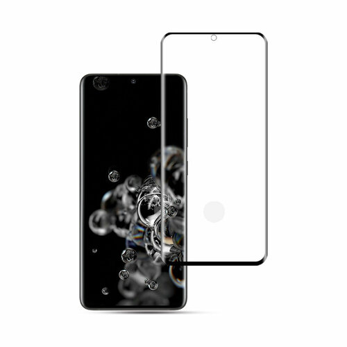 Защитное 5D стекло для Samsung Galaxy S20 Ultra черное