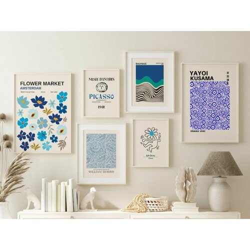 Постеры интерьерные набор matisse