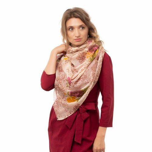 Палантин PASHMINA EMPORIUM, бежевый, золотой