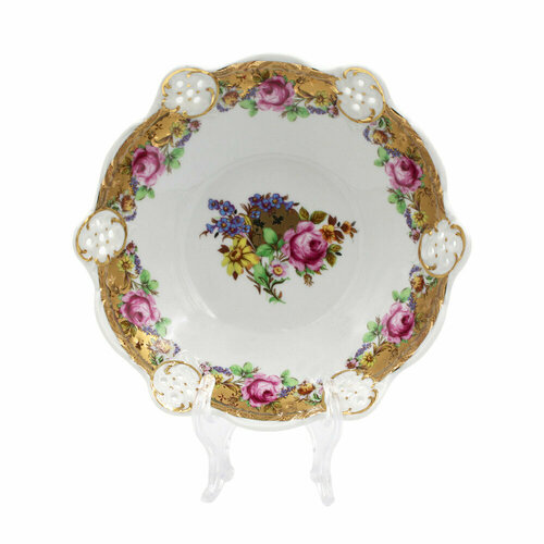 Миска на ножке глад ажур 17см Диана Весенний букет 5082₽