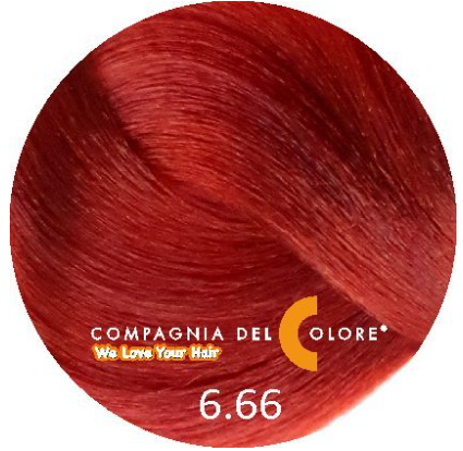 COMPAGNIA DEL COLORE краска для волос 100 МЛ 6.66