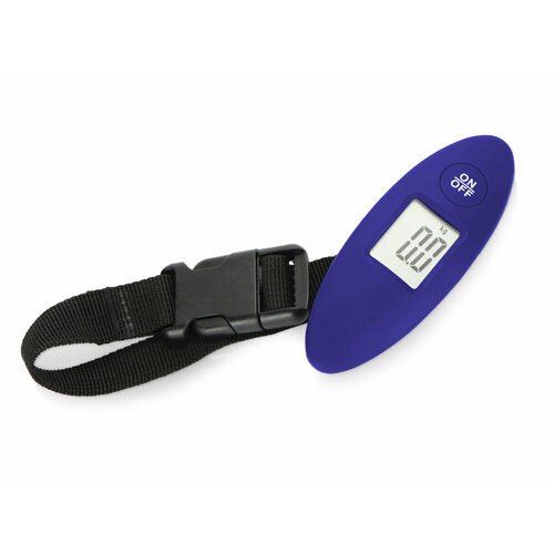 Багажные весы с покрытием soft touch Gravity синий 1206₽