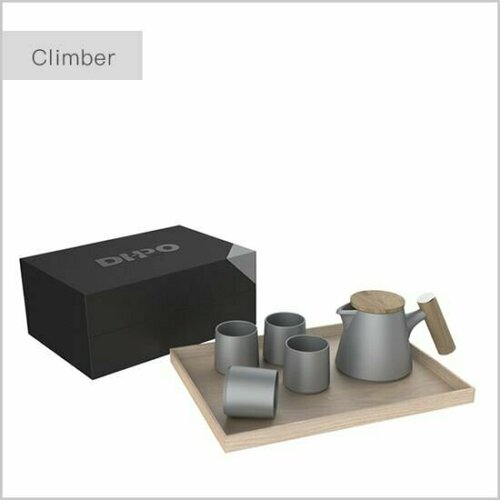 Набор керамический заварочный чайник 800мл с инфузером и 4 чашки