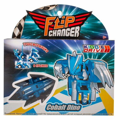 KiddieDrive Машинка-трансформер Flip Changer Cobalt Dino106005 с 3 лет
