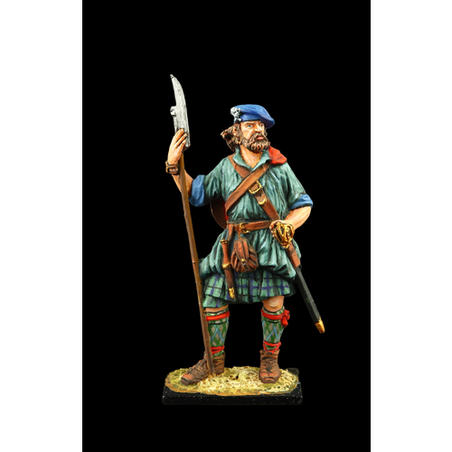 Оловянный солдатик SDS: Шотландский воин, XVII в оловянный солдатик sds пират c мушкетом xvii xviii вв