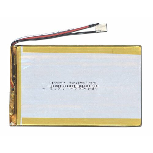 Аккумулятор Li-Pol (батарея) 3*75*123мм 3pin 3.7V/4000mAh аккумулятор li ion inr21700 4000mah 3 7v