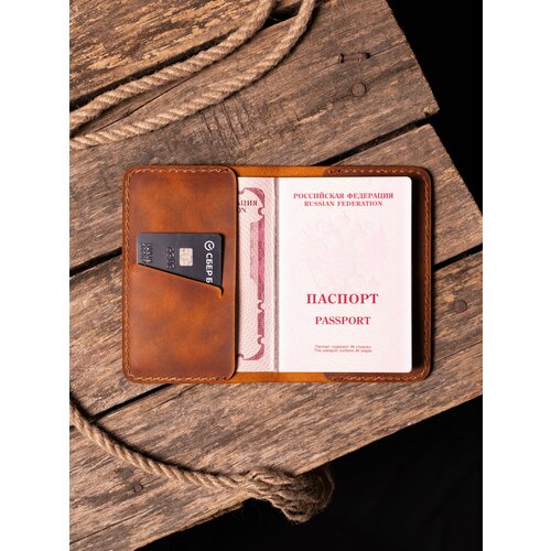 Обложка для паспорта RANCHO горчичный 1299₽