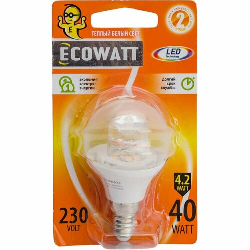 Светодиодная лампа ECOWATT 4606400419396