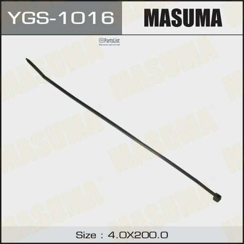 Хомут Пластиковый Черный 4Х200 (Уп.100шт) Masuma арт. YGS1016