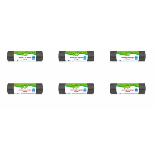 Eco Line мешки для мусора,60 л,30 шт,6 шт