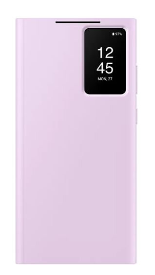 Чехол-книжка SAMSUNG для Galaxy S23 Ultra Smart View Wallet Case, сиреневый(EF-ZS918CVEGRU)