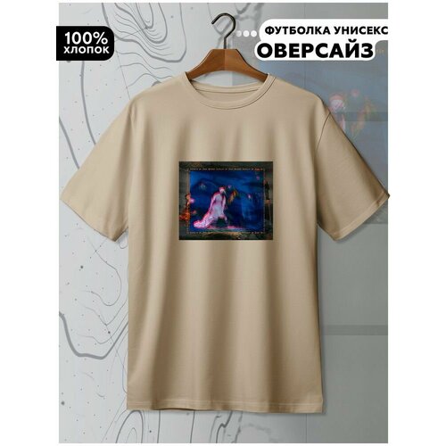 фото Футболка hypnotica, размер s, бежевый