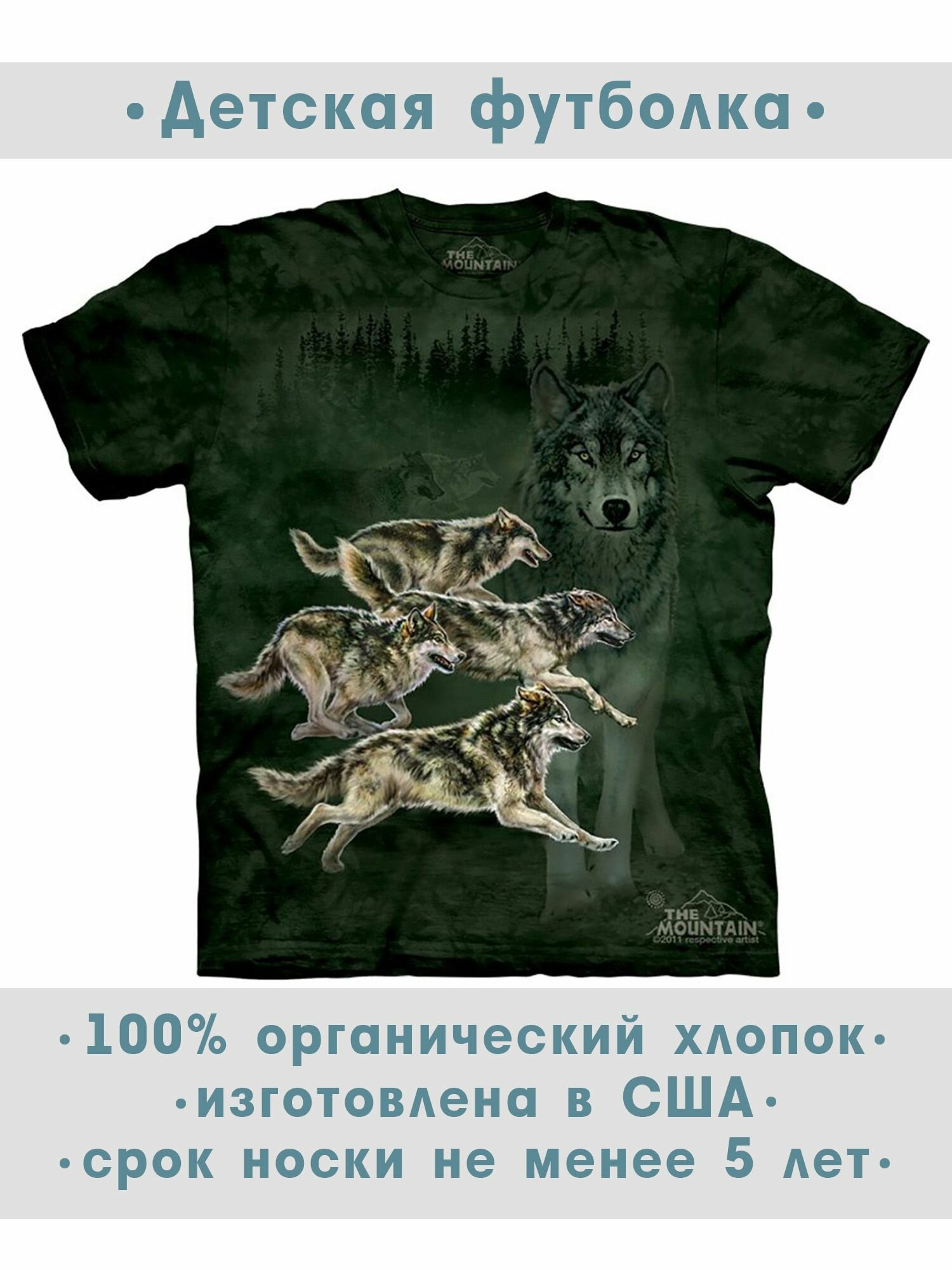 Футболка детская The Mountain "Wolf Runner"