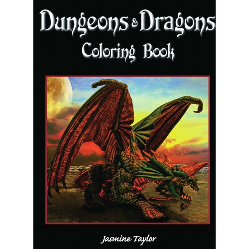 Dungeons & Dragons Coloring Book the time chamber coloring books for adults children relieve stress painting drawing garden art colouring book